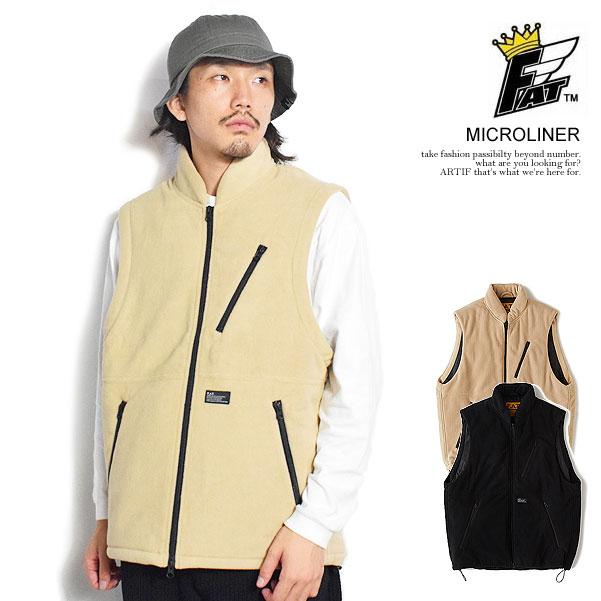 FAT SALE セール エフエーティー ベスト FAT MICROLINER メンズ ジップ 