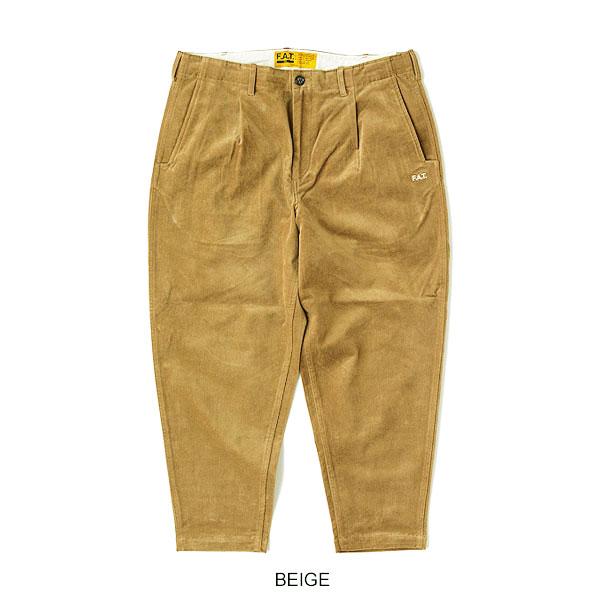 F.A.T. DIACROP コーデュロイパンツ　新品 FAT エフエーティー パンツ DIACROP メンズ コーデュロイパンツ