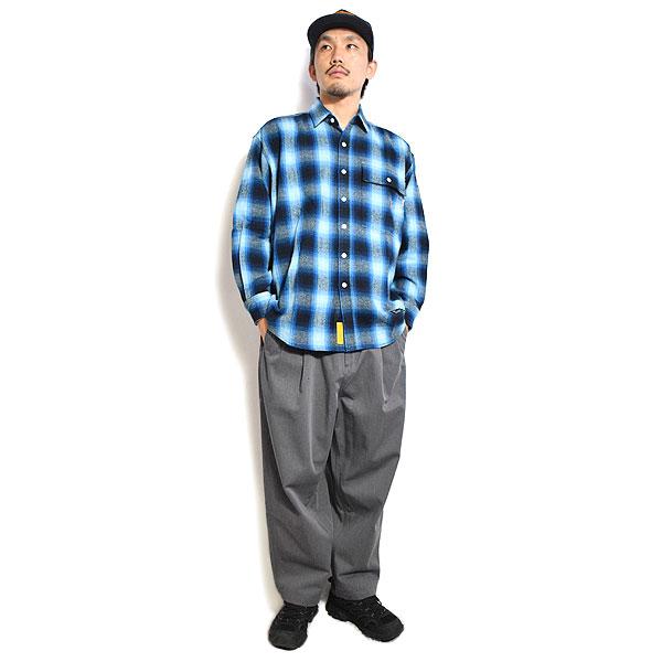 FAT エフエーティー シャツ MAC SHADE メンズ 長袖 ネルシャツ