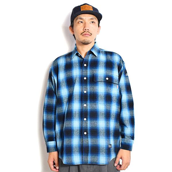 FAT エフエーティー シャツ MAC SHADE メンズ 長袖 ネルシャツ