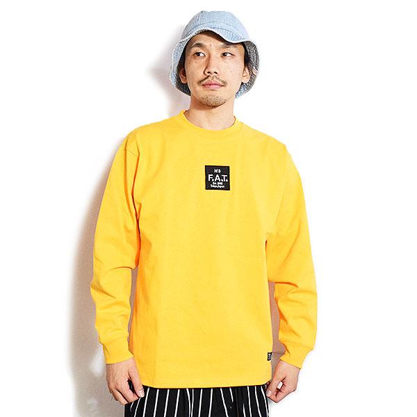 FAT エフエーティー Tシャツ FAT EMBOX L メンズ 長袖 ロンT