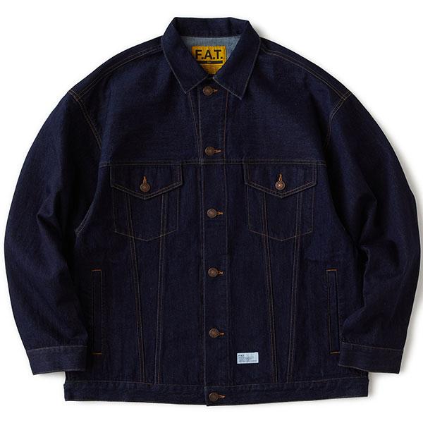 【F.A.T.】メンズ デニム ジャケット FAT エフエーティー ジャケット FAT MACKTRUCKER デニムジャケット