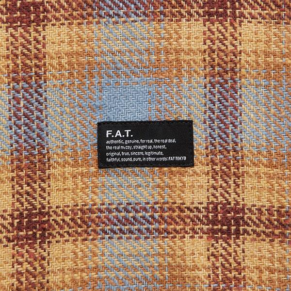 FAT エフエーティー シャツ FAT GIGANNEL メンズ 長袖 チェックシャツ