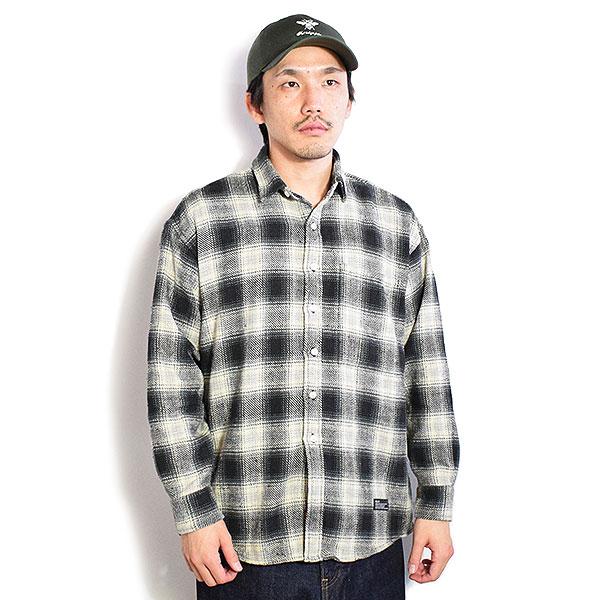 FAT エフエーティー シャツ FAT GIGANNEL メンズ 長袖 チェックシャツ