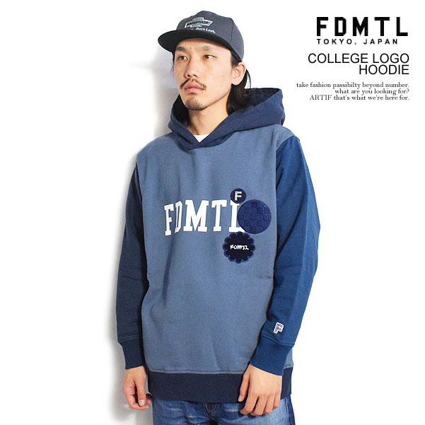 SALE セール ファンダメンタル パーカー FDMTL COLLEGE LOGO HOODIE 