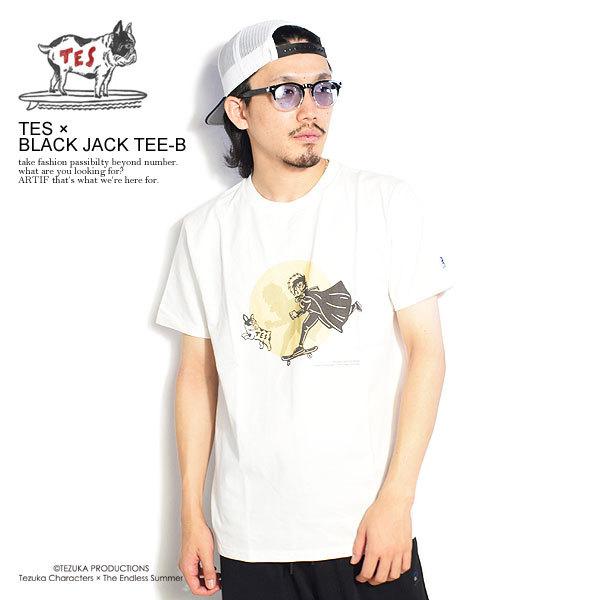 The Endless Summer エンドレスサマー 半袖 Tシャツ tシャツ 手塚治虫 ブラック・ジャック TES BLACK JACK TEE B メンズ レディース 男女兼用 おしゃれ｜artif