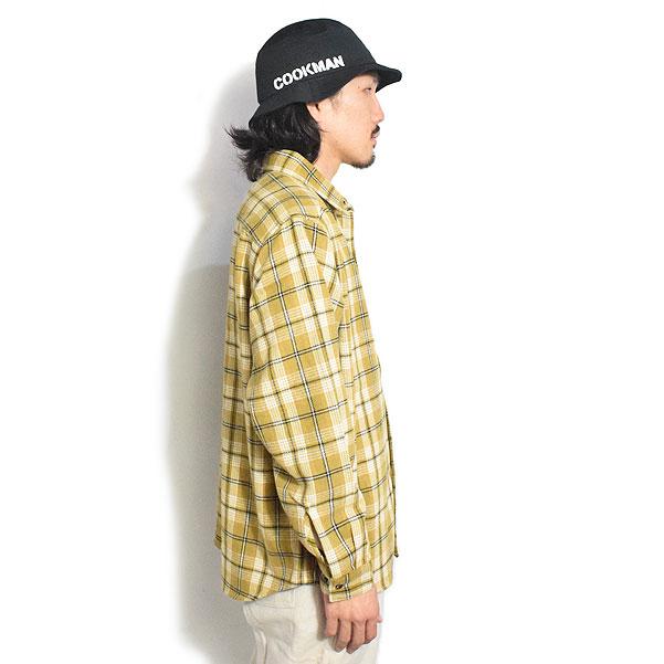 ベンデイビス シャツ BEN DAVIS HEAVY PLAID SHIRT -BEIGE- メンズ 長袖 ネルシャツ チェックシャツ 送料無料 ストリート｜artif｜02