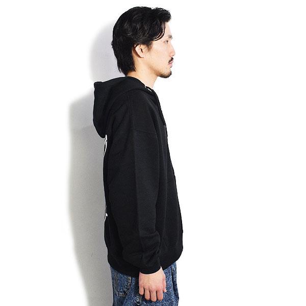 ベンデイビス パーカー BEN DAVIS TAGGING ZIP HOODIE -BLACK- メンズ ジップパーカー 裏毛 ビッグシルエット 送料無料 ストリート｜artif｜03