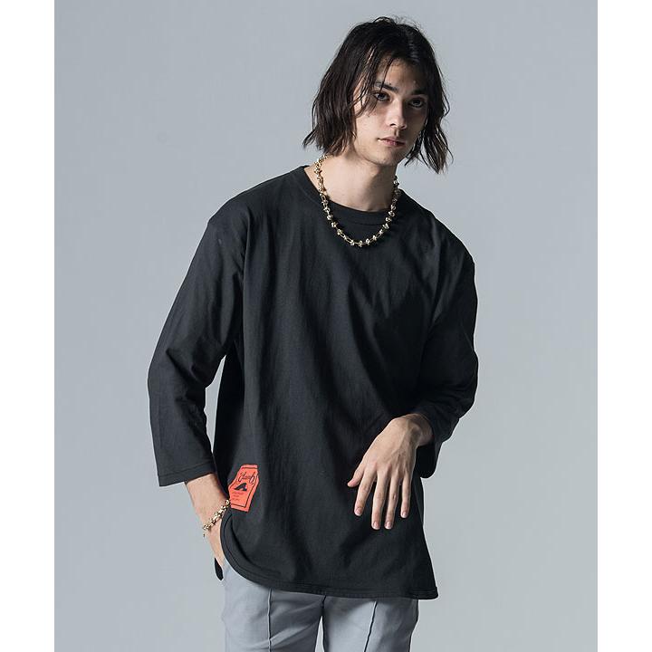 2024 春 先行予約 2月上旬〜中旬入荷予定 グラム Tシャツ glamb Oversize Record Tag Cutsew オーバーサイズレコードタグカットソー｜artif｜02