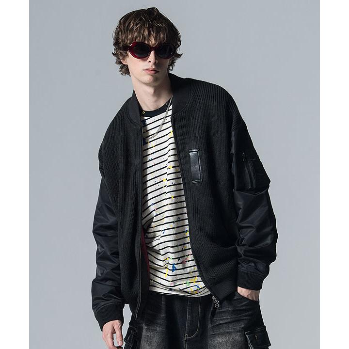 glamb SALE セール グラム ジャケット Knit Body MA-1 ニット glamb SALE セール グラム ジャケット Knit Body MA-1 ニット