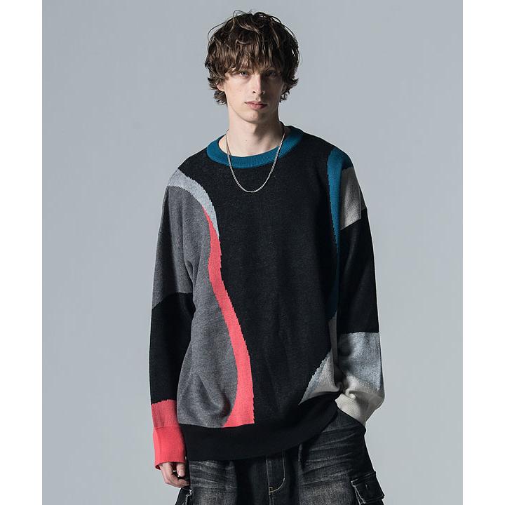 glamb（グラム） SALE セール ニット glamb Marble Jacquard Knit