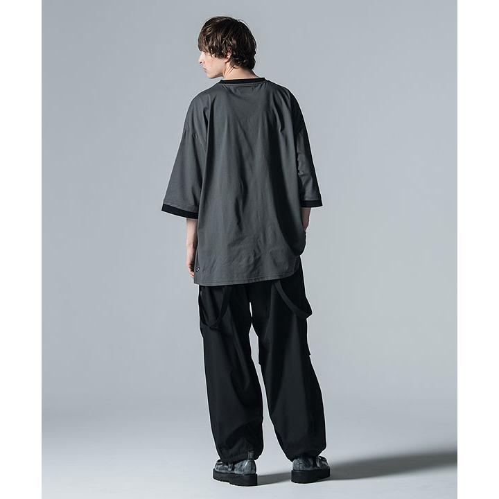 2024 春 先行予約 2月上旬〜中旬入荷予定 グラム パンツ glamb Suspender Knee Tuck Slacks サスペンダーニータックスラックス 送料無料｜artif｜06