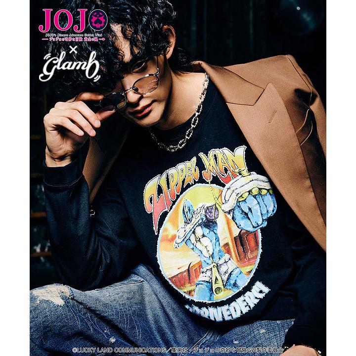 glamb（グラム） glamb×ジョジョの奇妙な冒険 黄金の風 Tシャツ glamb