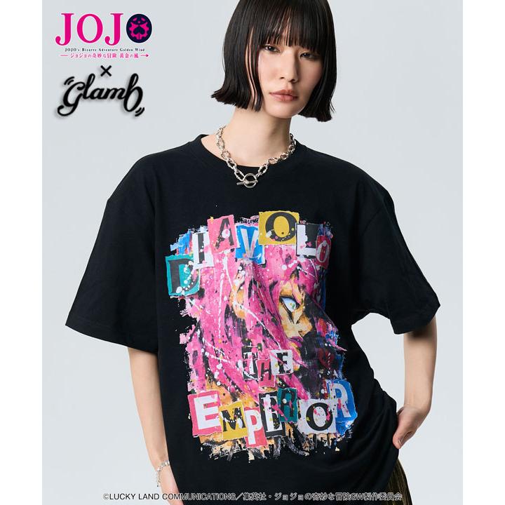glamb（グラム） glamb×ジョジョの奇妙な冒険 黄金の風 Tシャツ glamb
