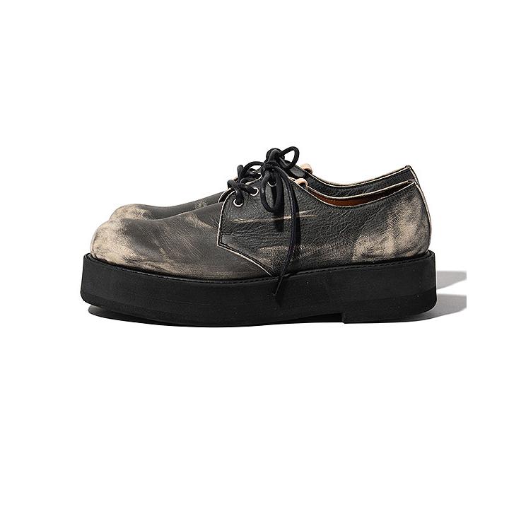 2026 春 先行予約 3月下旬〜4月上旬入荷予定 グラム シューズ glamb Aged Three Hole Shoes 送料無料 キャンセル不可の画像