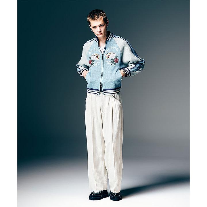 グラム ジャケット glamb White Tiger Knit Ska Jumper 送料無料の画像