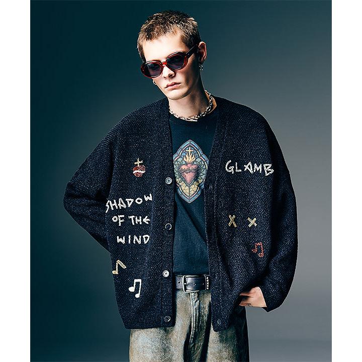 グラム カーデ glamb Hand Beaded Cardigan 送料無料の画像