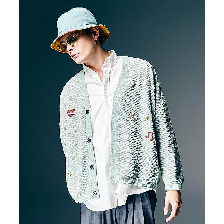 グラム カーデ glamb Hand Beaded Cardigan 送料無料の画像