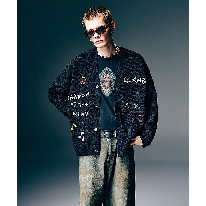 グラム カーデ glamb Hand Beaded Cardigan 送料無料の画像