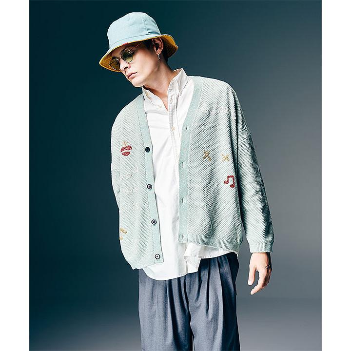 グラム カーデ glamb Hand Beaded Cardigan 送料無料の画像