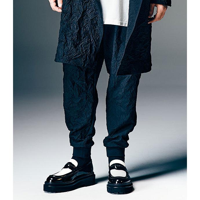 glamb Knit Sarrouel Denim / ニットサルエルデニム GB0424/P11 : Knit Sarrouel Denim / ニットサルエルデニム | glamb