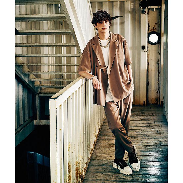glamb（グラム） SALE セール パンツ glamb Elastic Waist Slacks エラ