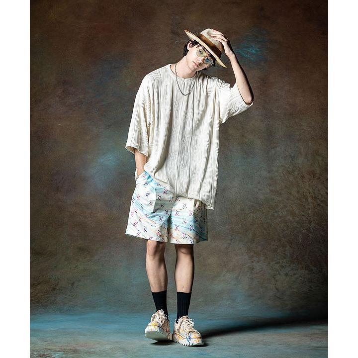 【未使用に近い】glamb ウィロークレープTシャツ　M アイボリー セール】Willow Crepe T-Shirt / ウィロークレープTシャツ（T