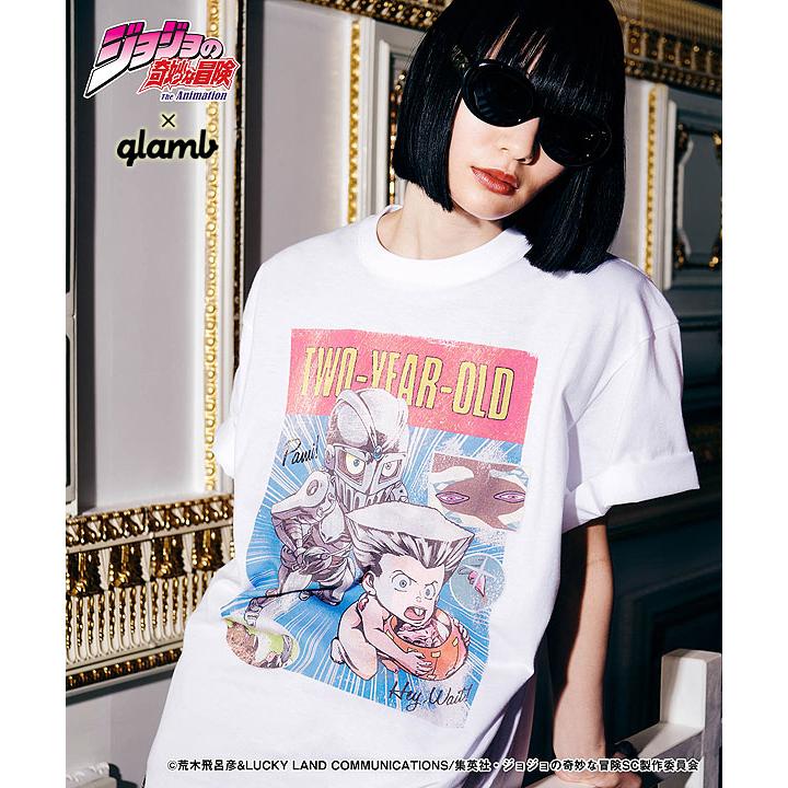 glamb（グラム） glamb×ジョジョの奇妙な冒険 3部 Tシャツ glamb De