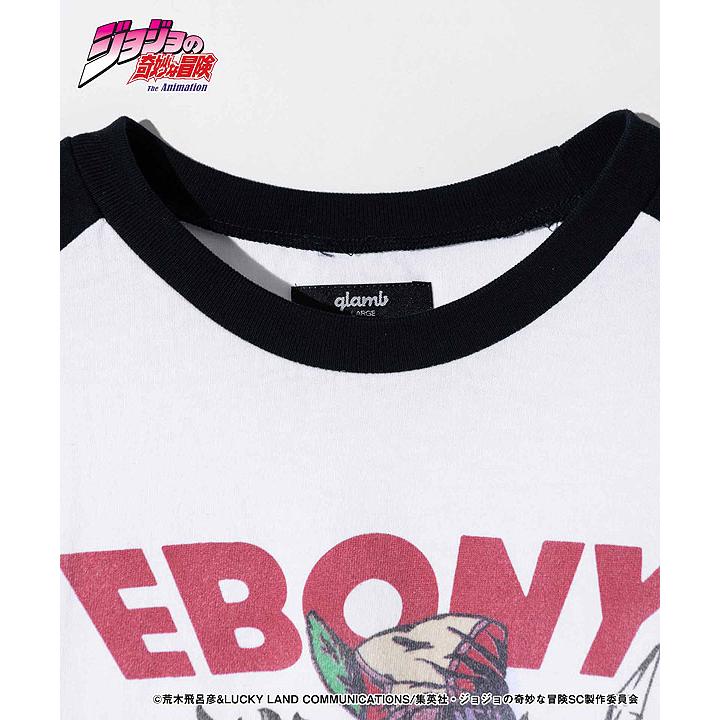 glamb（グラム） glamb×ジョジョの奇妙な冒険 3部 Tシャツ glamb Ebony