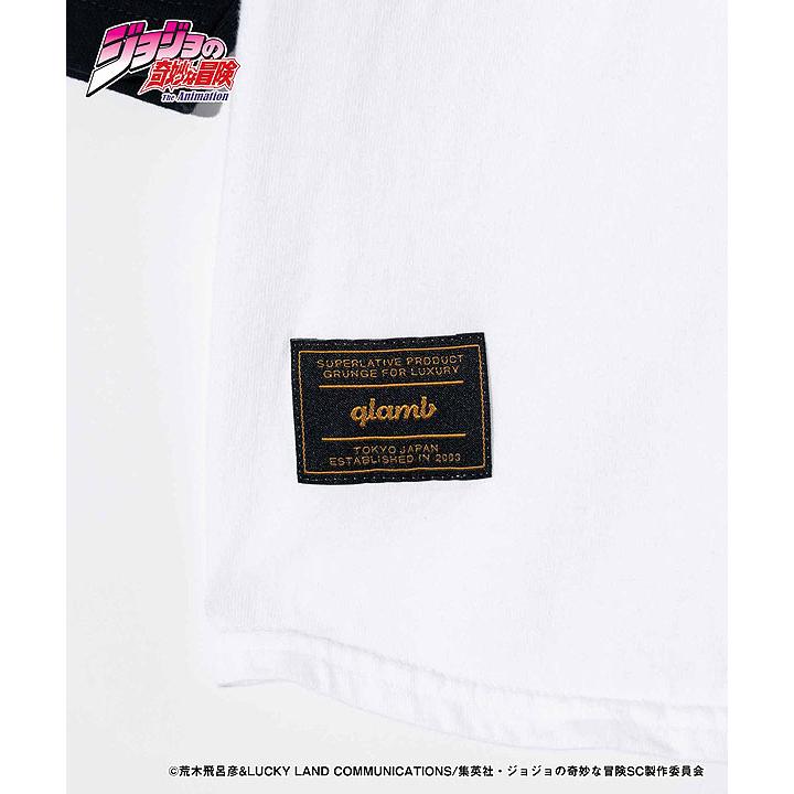 glamb（グラム） glamb×ジョジョの奇妙な冒険 3部 Tシャツ glamb Ebony