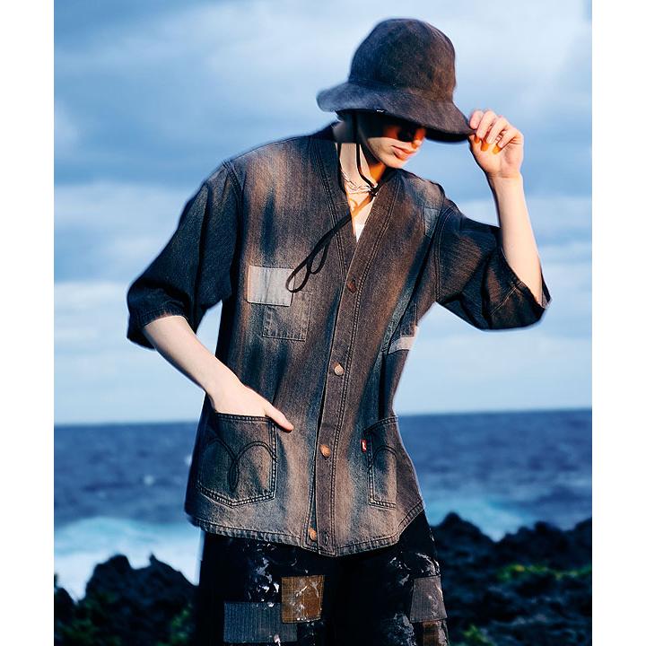 glamb（グラム） シャツ glamb Unplugged Denim Happi Shirt 