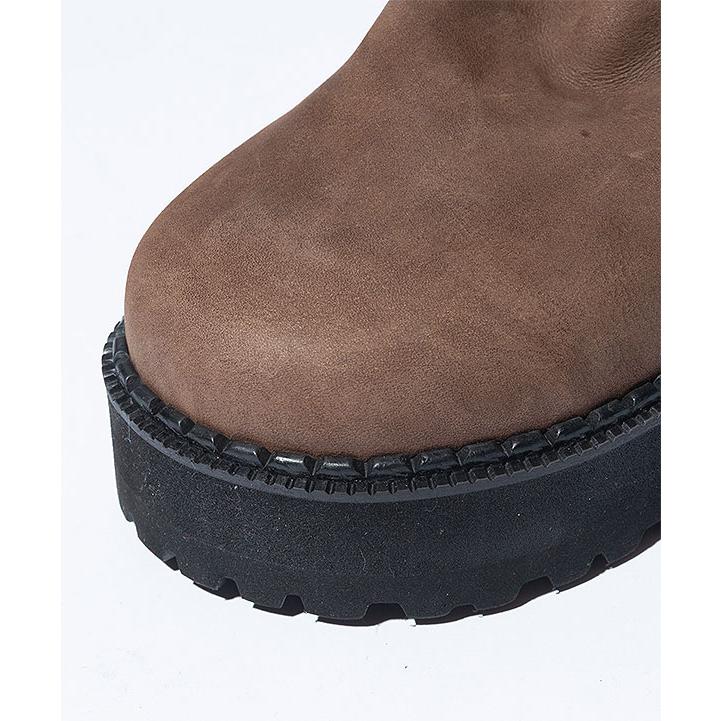 2026 夏 先行予約 7月中旬〜下旬入荷予定 グラム ブーツ glamb Drape Leather Boots ドレープレザーブーツ 送料無料 キャンセル不可の画像