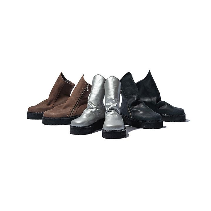 2026 夏 先行予約 7月中旬〜下旬入荷予定 グラム ブーツ glamb Drape Leather Boots ドレープレザーブーツ 送料無料 キャンセル不可の画像