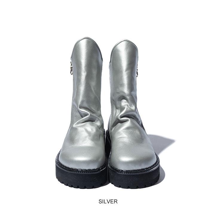 2026 夏 先行予約 7月中旬〜下旬入荷予定 グラム ブーツ glamb Drape Leather Boots ドレープレザーブーツ 送料無料 キャンセル不可の画像