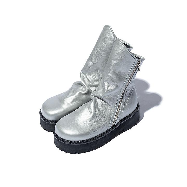 2026 夏 先行予約 7月中旬〜下旬入荷予定 グラム ブーツ glamb Drape Leather Boots ドレープレザーブーツ 送料無料 キャンセル不可の画像