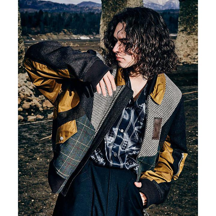 glamb 20％OFF SALE セール グラム ジャケット Crazy Textile Blouson 