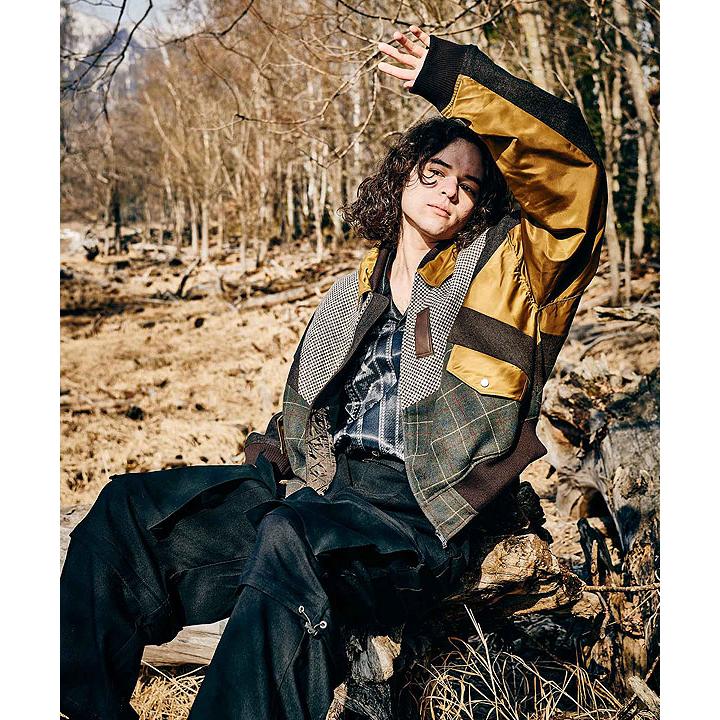 glamb 20％OFF SALE セール グラム ジャケット Crazy Textile Blouson 