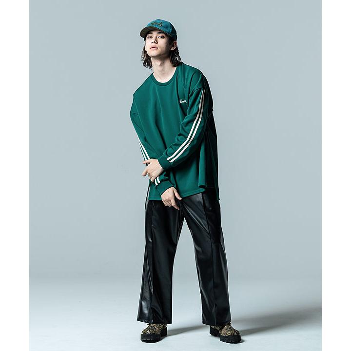 glamb SALE セール グラム パンツ Synth Leather Baggy Slacks シンセ 
