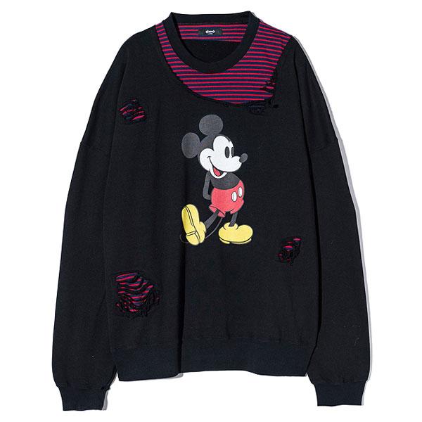 glamb グラム トレーナー Mickey Mouse Sweat ミッキーマウス 