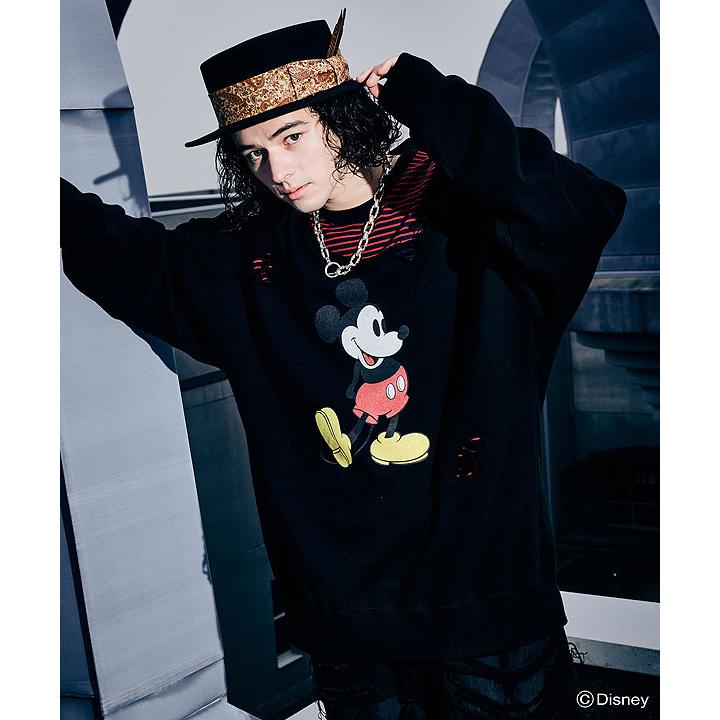 2024 秋 先行予約 9月下旬〜10月上旬入荷予定 グラム トレーナー glamb Mickey Mouse Sweat ミッキーマウススウェット 送料無料 キャンセル不可｜artif｜04