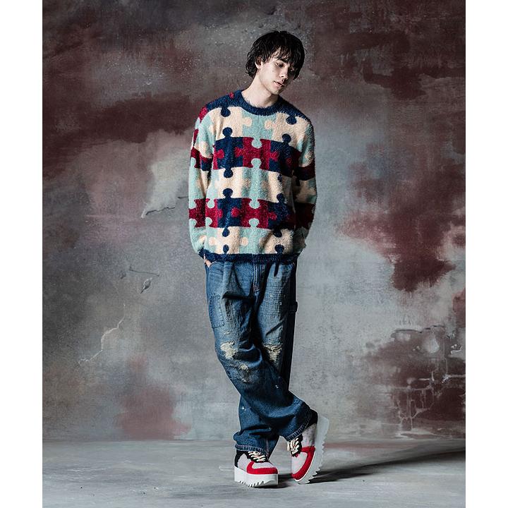 glamb グラム ニット Puzzle Knit パズルニット 送料無料 : ARTIF 