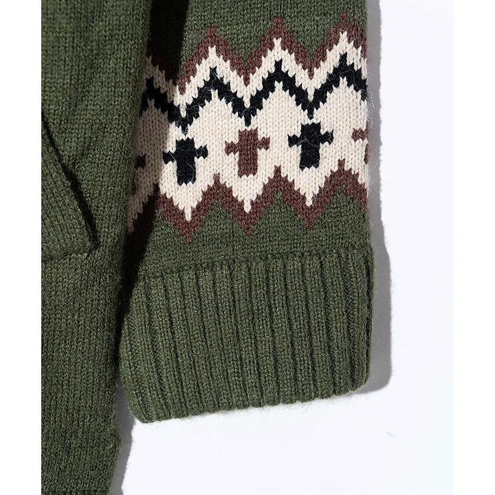 2024 秋 先行予約 9月上旬〜中旬入荷予定 グラム ニット glamb Fair Isle Cross Knit フェアアイルクロスニット 送料無料 キャンセル不可｜artif｜12