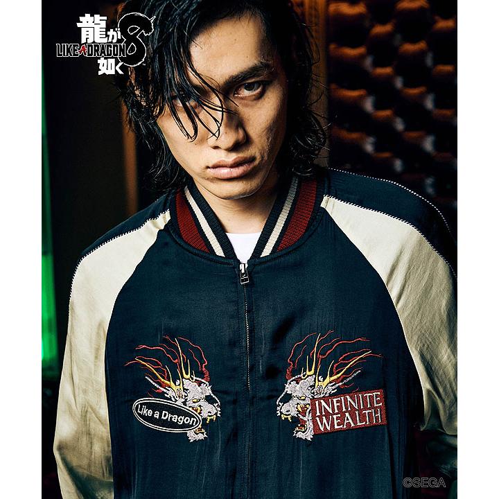 glamb glamb×龍が如く8 グラム ジャケット Kazuma Kiryu Ska glamb glamb×龍が如く8 グラム ジャケット Kazuma Kiryu Ska