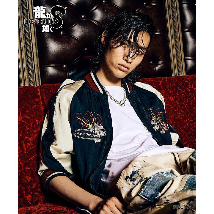 glamb glamb×龍が如く8 グラム ジャケット Kazuma Kiryu Ska glamb glamb×龍が如く8 グラム ジャケット Kazuma Kiryu Ska