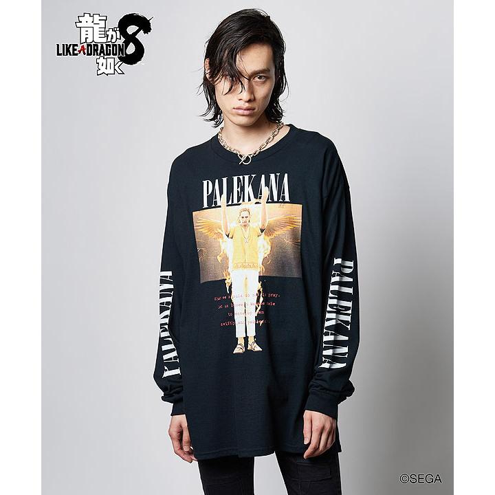 glamb×龍が如く8 glamb グラム Bryce Fairchild Long Sleeves T-shirt Tシャツ atftps glamb（グラム） glamb×龍が如く8 Tシャツ glamb Bryce Fairchild Long