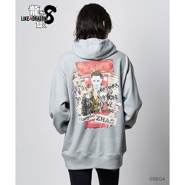 glamb glamb×龍が如く8 グラム パーカー Tianyou Zhao Hoodie glamb glamb×龍が如く8 グラム パーカー Tianyou Zhao Hoodie
