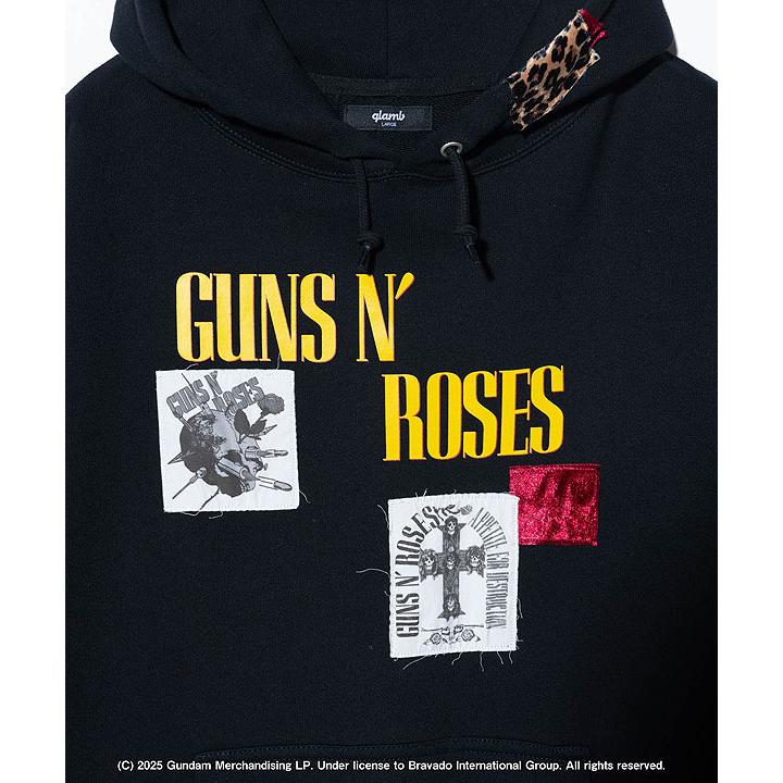 glamb（グラム） パーカー glamb GUNS N' ROSES Patchwork Hoodie