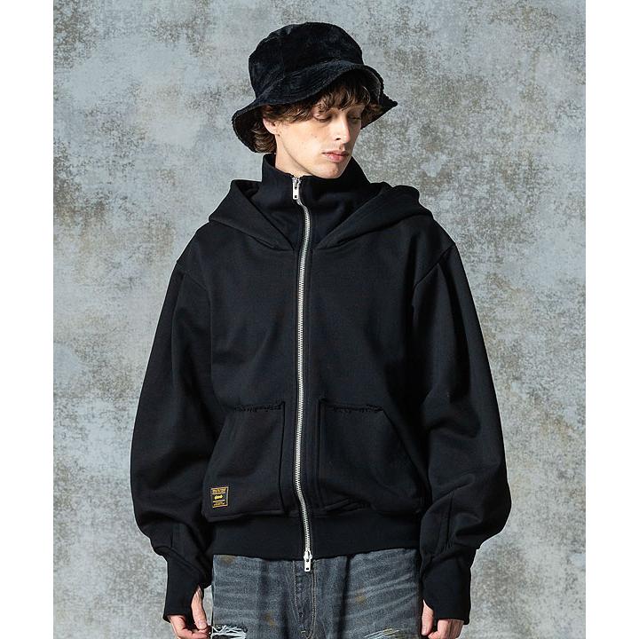 glamb（グラム） パーカー glamb Layered Neck Hoodie レイヤード