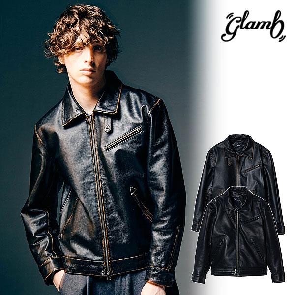 XL glamb グラム レザー 羊革 シングルライダース ジャケット glamb（グラム） ジャケット glamb Hidden Valley Leather Jacket