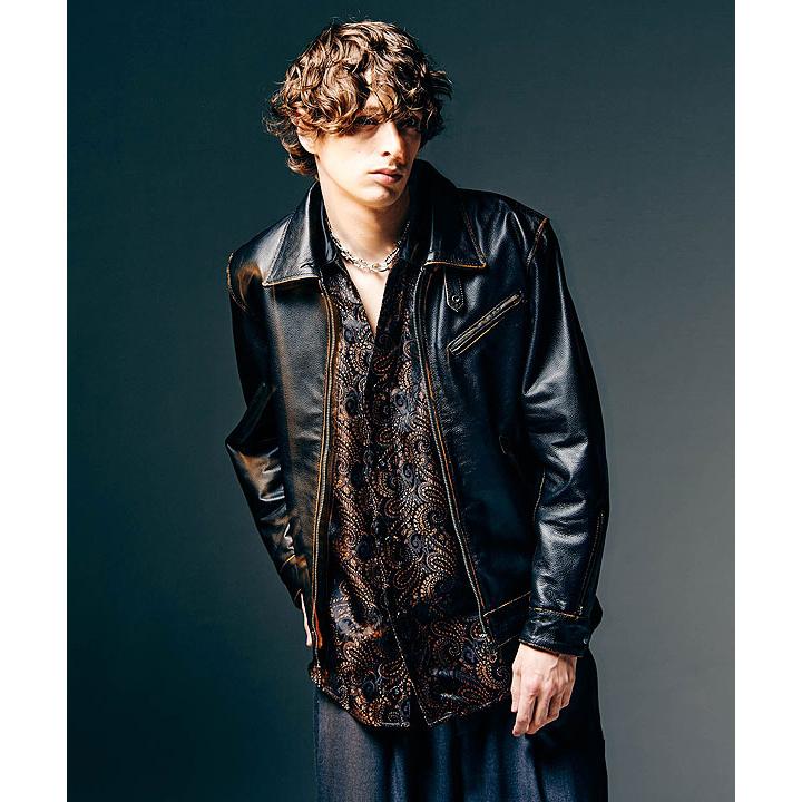 glamb グラム レイモンドレザージャケット ブラック 本革3 L glamb（グラム） ジャケット glamb Hidden Valley Leather Jacket